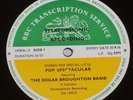BBC TRANSCRIPTION SERVICE Pop Spectacular THE EDGAR BROUGHTON BAND In Concert