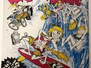 LP  VARIOUS SURF MUSIC WAIL THE BEACH 1987 SATAN REC USA OBSCURE 60s GARAGE COMP
