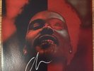 The Weeknd AFTER HOURS Deluxe Edition Clear Red Splatter 2LP & SIGNED Sleeve