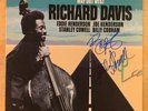RICHARD DAVIS - Way Out West - MUSE signed JAZZ LP Cowell Cobham Henderson