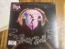 Styx Crystal Ball vinyl LP 1st Pressing PROMO (WL) With Official AD Rare   Ex