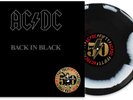 AC/DC - Back In Black: 50th Anniversary - Black & White Marble Colored Vinyl [Ne