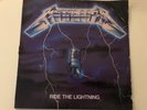 METALLICA RIDE THE LIGHTNING 1984 PRESSING LP VINYL # 60396-1 ELEKTRA Megaforce