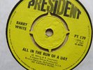 BARRY WHITE All In The Run Of A Day UK 7