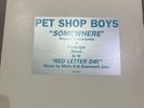 Pet Shop Boys - Somewhere/Red Letter Day Remixes USA  Double Pack Promo NM