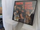 QUEEN SHEER HEART ATTACK LP SLEEVE SIGNED ALL FOUR MEMBERS WITH COA 1986