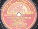 Lale Andersen : Chant en allemand Lily Marlène DISQUE 78 rpm GRAMOPHONE K-8572