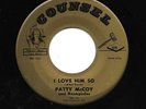 PATTY McCOY & THE RENEGADES 45RPM '62 COUNSEL I LOVE HIM SO DOO WOP VG+++ VINYL