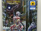 Iron Maiden Somewhere In Time Presale Canary Yellow Colored Vinyl LP + Print NEW