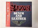 SAXON DENIM AND LEATHER - CARRERE P-11113G Japan  LP