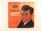 BUDDY HOLLY - LISTEN TO ME 1958 UK RELEASE VINYL 7 EP 45 RPM FEP 2002 - VG+/VG+