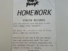 Daft Punk - Homework Original Promo Test Pressing NM w/ Press Sheet 15/200