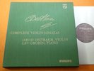 Oistrakh Oborin Beethoven Violin Sonatas Dutch Ed1 Philips Mono Plum 4LP  EX+/NM