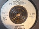 THE BEATLES Yesterday / I should have known Parlophone R 6013 SILVER  INJECTION