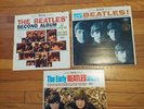 Beatles 3x LP Lot,The Early Beatles Second Album,meet The Beatles  Vinyl Record