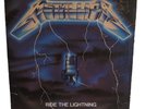 Metallica Ride the Lightning Vinyl Record & Inner SLEEVE 1984 MegaForce Vintage