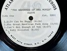 SLAVE RARE TEST PRSSING THE HARDNESS OF THE WORLD Atlantic VG++/NM- LISTEN