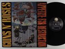 GUNS N' ROSES Appetite For Destruction GEFFEN LP VG+ 1st press original cover o