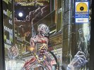 Iron Maiden Somewhere In Time Presale Canary Yellow Colored Vinyl LP + Print