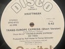 Kraftwerk Trans-Europe Express Promo 12” Single Capitol Disco SPRO-8638 1977