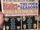 THE BEATLES vs THE FOUR SEASONS 2 LP Vinyl Record 1964 Vee Jay DX 30 Clean Score