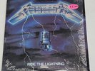 METALLICA Ride the Lightning '84 SHRINK   ORIG MEGAFORCE SILVER 1st Pressing