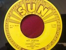 JOHNNY CASH HEY PORTER CRY CRY CRY EXC 1ST PRESS ORIGINAL SUN 45 1955 HIS FIRST