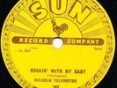 MALCOLM YELVINGTON Rockin' With My Baby Sun 246 78 RPM Rockabilly RARE - HEAR
