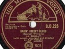 AL BOWLLY RARER 78 - BASIN' STREET BLUES - EV'RYTHING'S BEEN DONE BEFORE - EX