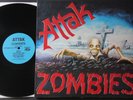 Attak – Zombies LP VINYL 1st PRESS PUNK ROCK Oi  1983 PUNK 6 UK PRESSING