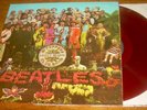 BEATLES Sgt Pepper's Lonely Hearts Club Band japan RED colored vinyl LP Odeon OG