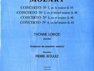 2LP Gatefold MOZART Piano Concertos K.37 39 40 41 LORIOD BOULEZ Vega C30A-353/4