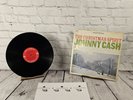 JOHNNY CASH - The Christmas Spirit 1963 Vinyl LP Record Stereo Columbia CS 8917