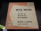 DON LANG AND HIS FRANTIC FIVE  WITCH DOCTOR EP  1958  VERY GOOD PLUS
