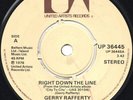 Gerry Rafferty - Right Down The Line (7