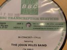 The John Miles Band In Concert 174 BBC Transcription LP Vinyl Record Live