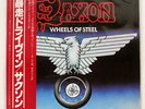 SAXON WHEELS OF STEEL CARRERE P10870G JAPAN OBI VINYL LP