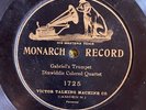 Monarch Record 1725 DINWIDDIE COLORED QRT Gabriels' Trumpet  78 rpm 1902 GOSPEL