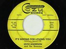 Rockabilly 45 - Keith Anderson - It's Wrong For Loving You - Cozy