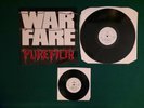 Warfare-Pure Filth 1984 UK LP + bonus 45 Neat Records Motorhead Venom NWOBHM