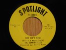 The Bonnievilles Michigan garage 45 Now She's Mine bw I'm walking The Dog
