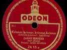 ZARAH LEANDER Kvinnor, kvinnor.../ Din kyss av eld -Schwedisch- Schellack S7891