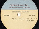 ORCHESTRA HARLOW Salsa Suite Pt. 1 / Mambo De Nueva York LATIN 10