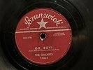 Buddy Holly And The Crickets Oh Boy  Not Fade Away Brunswick 78 RPM 1950s Rock