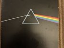 Vinyl Pink Floyd Dark Side Of the moon 1973 Stickers/poster Vg Condition