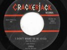 LINDA & THE DEL RIOS 45RPM '62 CRACKERJACK I DON'T WANT TO BE LOVED DOO WOP VG