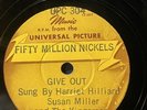 FIFTY MILLION NICKELS Harriet Hilliard Universal Soundtrack Exploitation 78 RPM