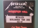 Metallica Live Webster Hall New Unplayed 3 LP Set Limited Pressing 2017