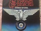 Original Vintage Vinyl Record Of Saxon’s Album “Wheels Of Steel” (Used)