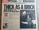 Jethro Tull LP Thick AS A Brick UK Green Chrysalis Press NEWSPAPER AMAZING COPY